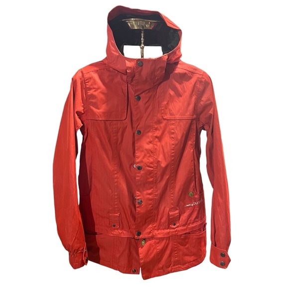 BURTON ~ Women’s Orange Ski/Snowboard After Hours Jacket Hooded Small - Picture 1 of 15